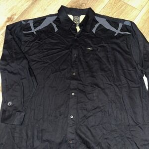 Vintage G-Unit 50 Cent Heavyweight Black Men's 3XL Button Down Long Sleeve Shirt